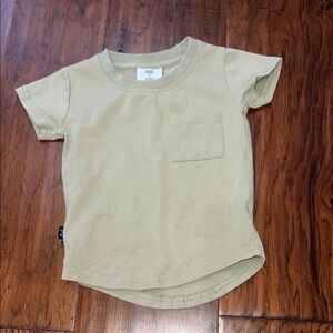 Classic Tan Kids T-Shirt with Pocket
